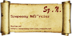Szepessy Nárcisz névjegykártya